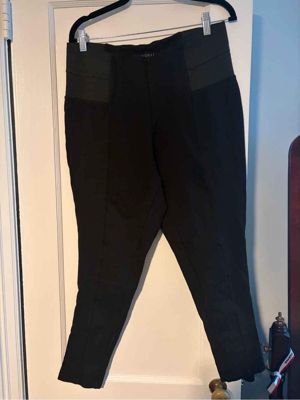 Eloquii Black Slim Ponte Ankle Pants